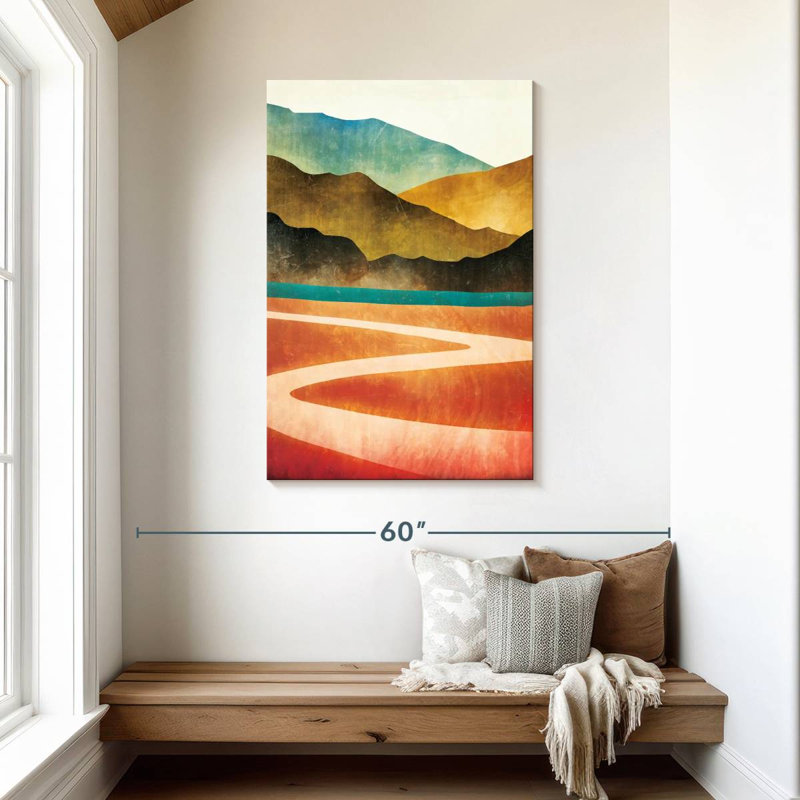 Avery Mountain Trail Abstract, 45" H x 30" W