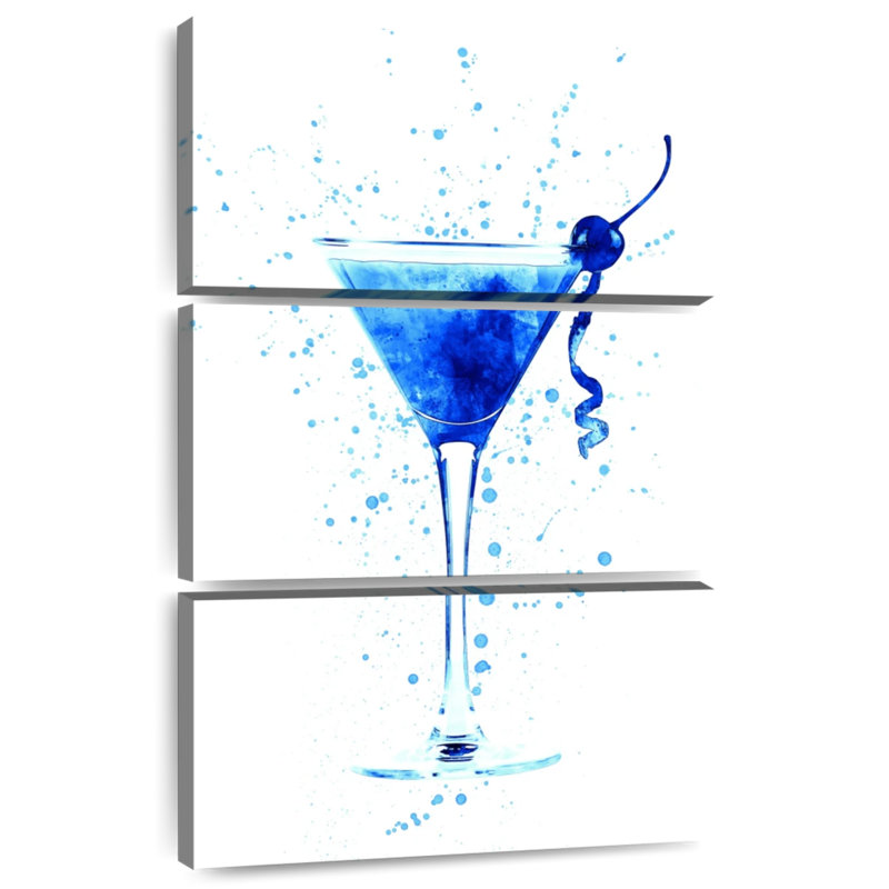 Verre à cocktail en verre I, H 38 po x l 24 po