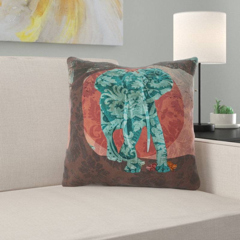 Coussin intérieur / extérieur Belle Indian Summer, 16 po x 1 po