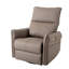 Fauteuil inclinable et berçant en similicuir pivotant avec ports USB-1368494029