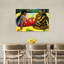 Two Women Sitting Classic Colorful Abstract Landscape Summer Wall Art Print by Paul Gauguin - Wrapped Canvas Print-1908900077