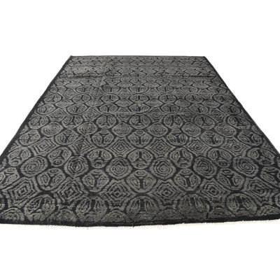 Tapis noir 9 x 12 Philip