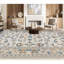 Wool Oriental Area Rug in Ivory