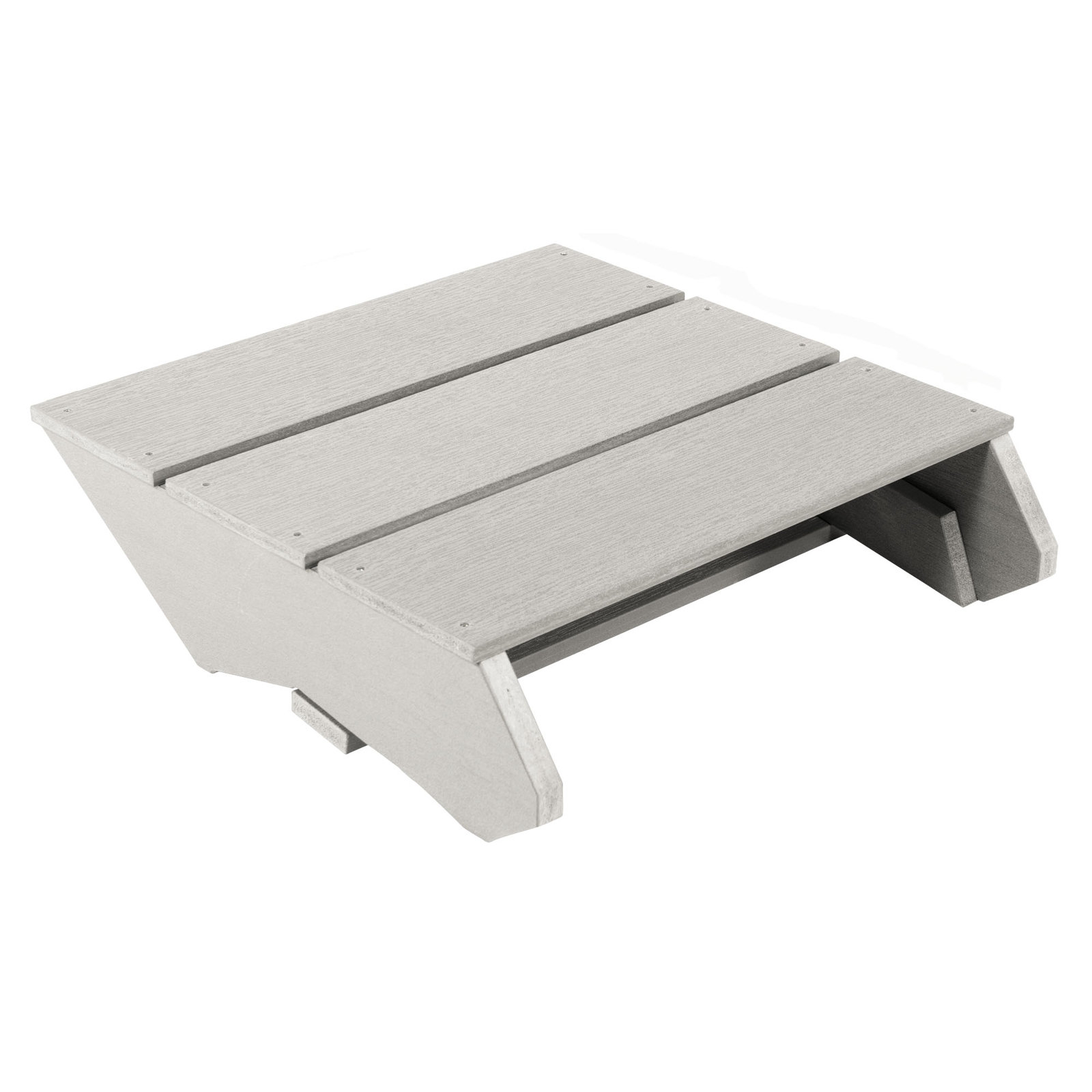 Byrnes Outdoor Ottoman, Harbor Gray
