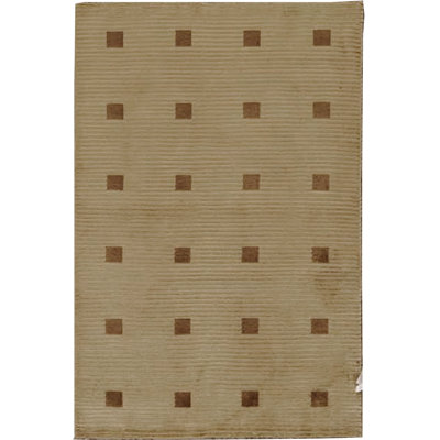 Tapis beige noué à la main de haute qualité