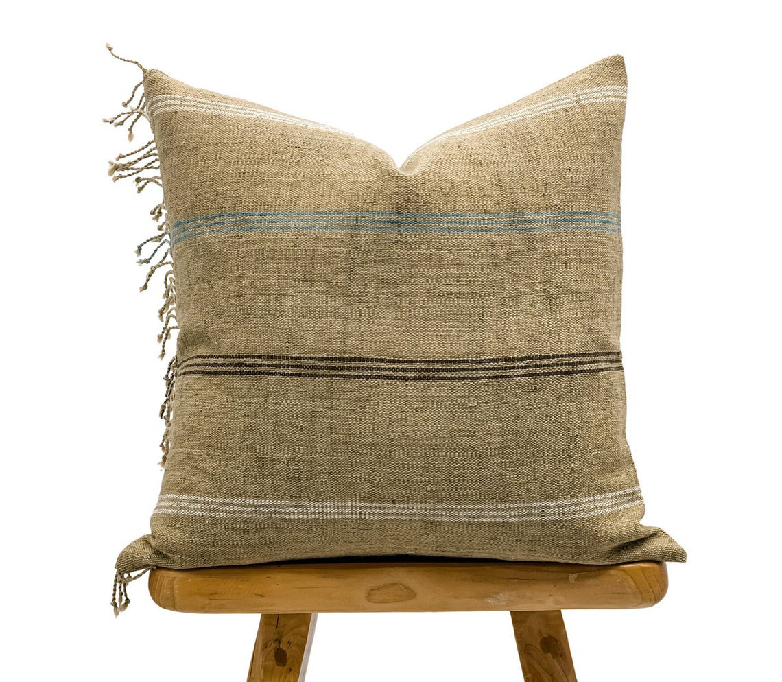 Linen Fringe Me Good Cushion Cover