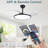 Retractable Ceiling Fans With Lights,42 Inch Ceiling Fan With Light And Remote Control,Flush Mount,DC Reversible,3CCT,Low Noise, Ceiling Fan For Bedroom,Living Room,Kitchen,Indoor-1886889187