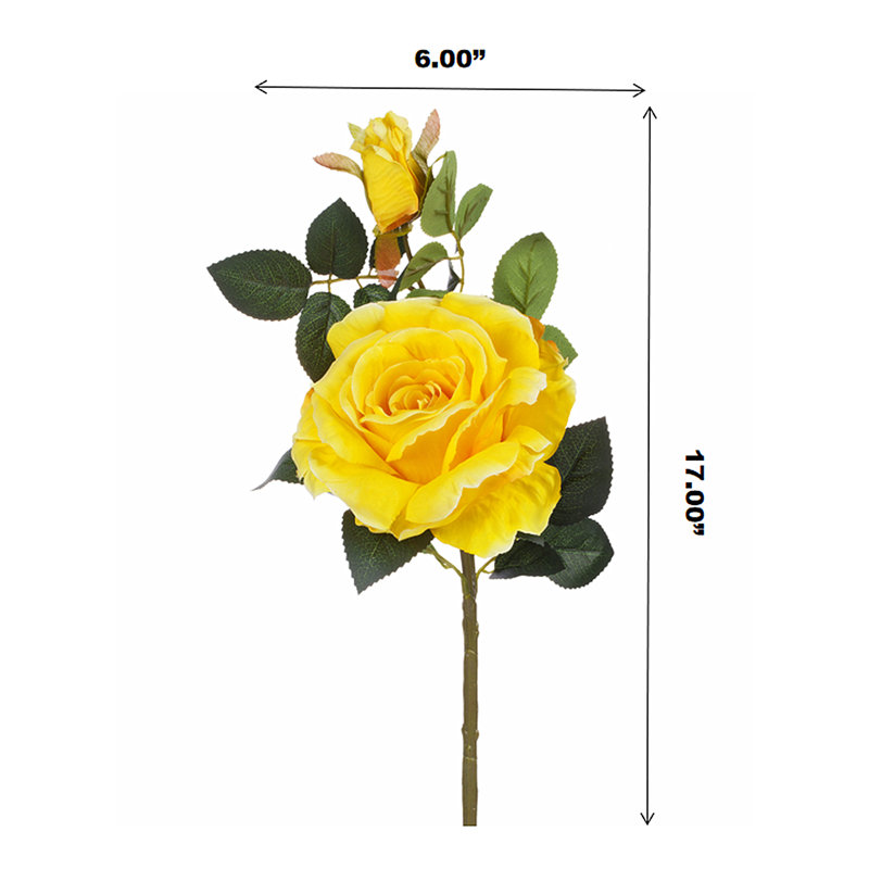 Fleurs et roses, Jaune