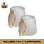 9 in. H x 13 in. W Plastic and Silk Empire Lighting Shade-1959319253