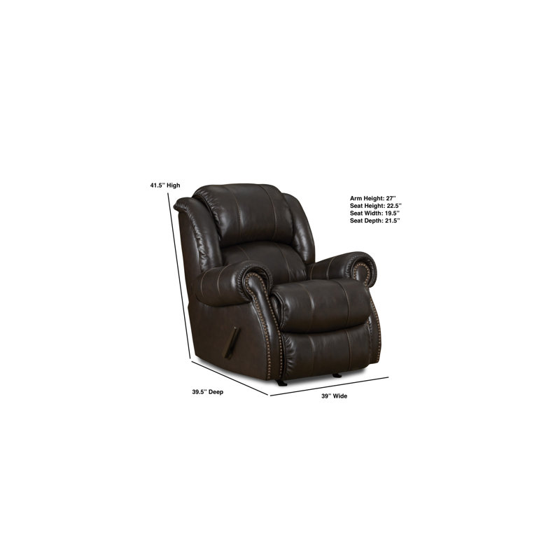 Fauteuil inclinable Elmwood, Noir