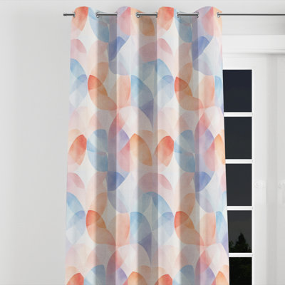 Kids Patchwork Blackout Curtains - Geometric Azsha Grommet Curtain - 1 Panel