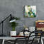 «Authentic 2» par Design Fabrikken, art mural acrylique, 12 po x 12 po
