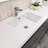 Azden 84" Wall-Mounted Double Bathroom Vanity Set-846138773