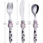 Children''s Cutlery Stainless Steel 6Pcs Set/Kids Cutlery/Toddler Utensils/Flatware - 2 X Forks, 2 X Safe Dinner Knives, 2 X Dinner Spoons - Cows