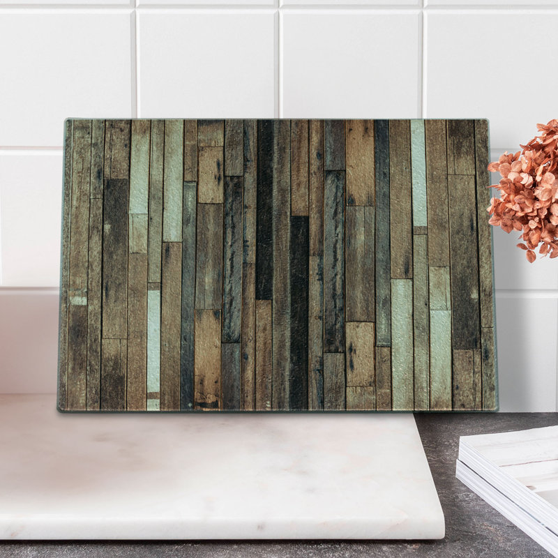 Planche à découper en bois trempé Ambesonne
