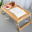 Table de service pliable en bambou