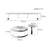 Round coffee table TV cabinet combination