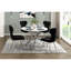 Round Dining Table With Faux Marble Top And Metal Legs, Ultra-Modern Design For 4 Legged Top, Option
