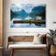 Caravane au bord du lac-1813981340