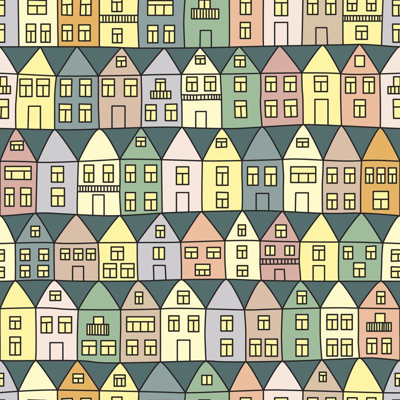 Maisons Shimira par Maria Galybina, H 12 po x l 12 po