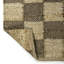 Nigel Modern Farmhouse Woven Jute Checkerboard Natural/Brown Rug-519574026