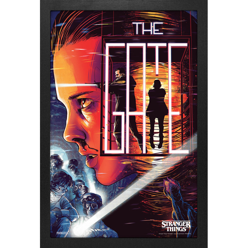 Stranger Things - The Gate 11x17 Gel-Coat Framed Print