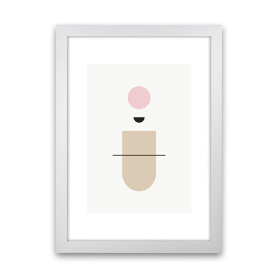 Mila Abstract Pink N1 by Pixy Paper - Print