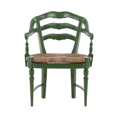  Maverick Mahogany Rush Seat Arm Chair