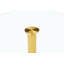 Table de salle à manger 38,5 pouces moderne minimaliste carrée en verre avec base en métal à une colonne. Disponible en noir, or ou argent. Table de salle à manger à domicile. Convient pour 2 à 4 personnes.-2091266617