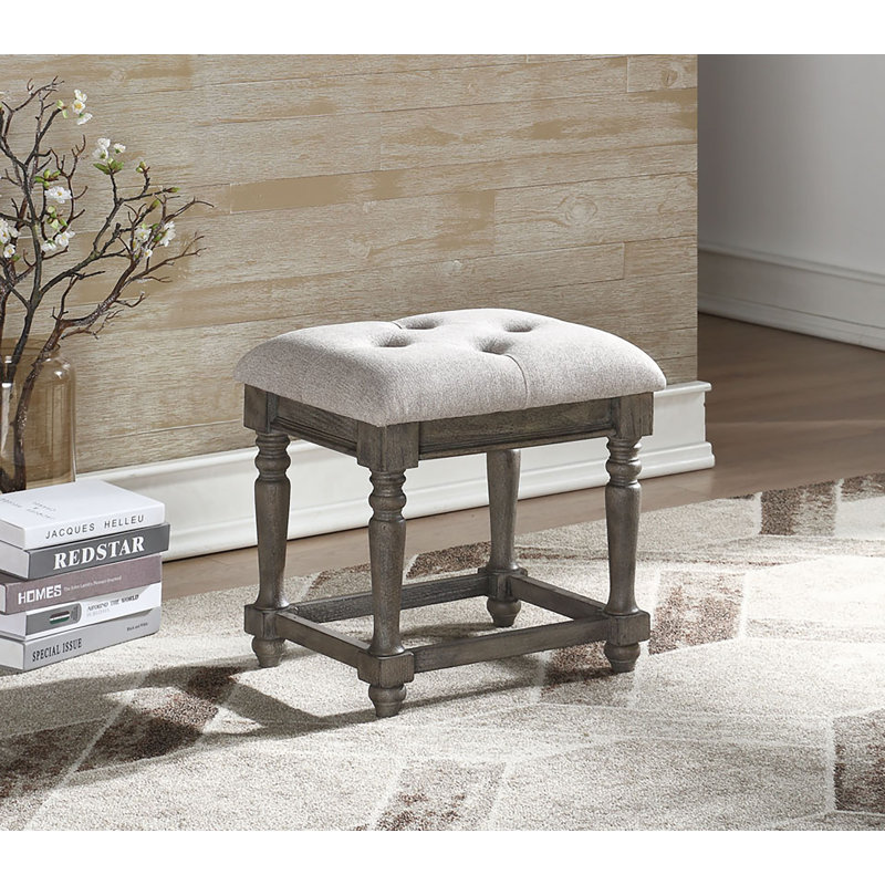 Solid Wood Accent Stool