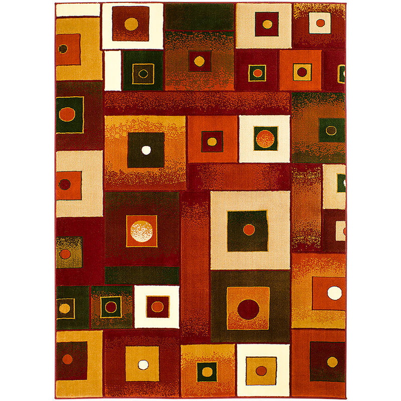 Performance Geometric Indoor Rug, 7'10" x 10'2"