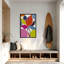  Tableau d'affichage encadré en tissu, Tulipe imprimée par Jenny Frean