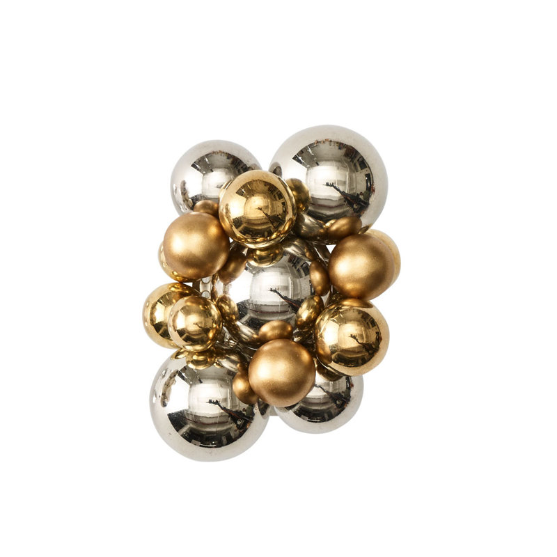 Bauble Napkin Ring, Gold/Silver