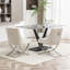 Chaise d'appoint rembourrée en velours Elian-293064307