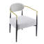 Fauteuil d'appoint rembourré Mid-Century-131608226-131608227