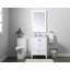 Meuble-lavabo simple 24 po avec plateau en marbre Jadaya-1422441643