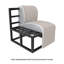 Chaise de patio Praia Sunbrella®-1633390148