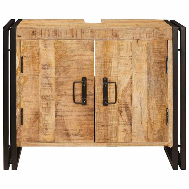 Bathroom Sink Cabinet 71 X 33 X 58 Cm Solid Reclaim Wood, Natural