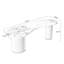 Bureau blanc Freeform Stone-1633151647