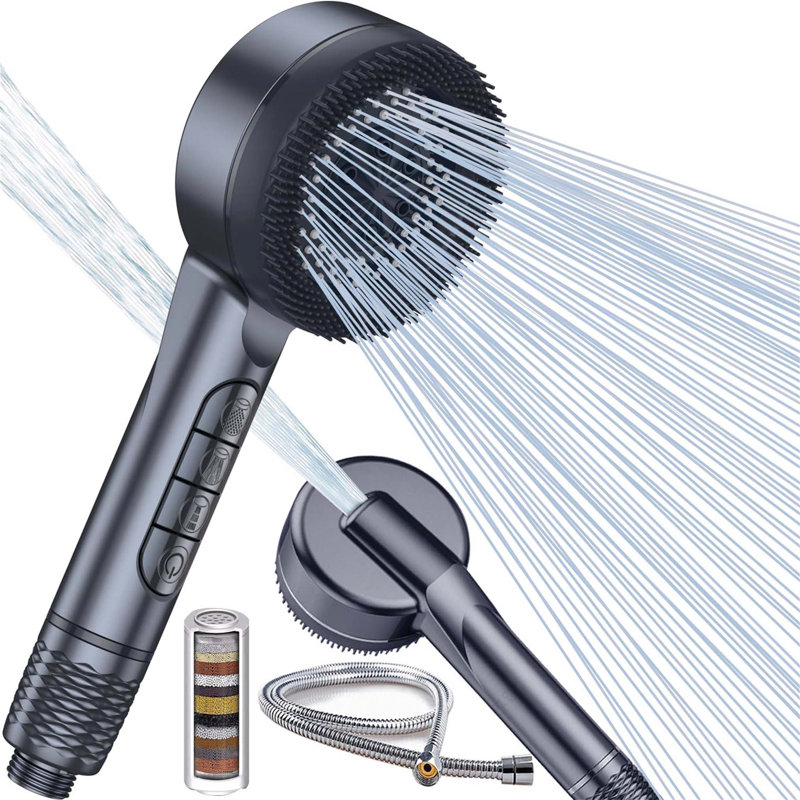 Rain Handheld Shower Head, Grey