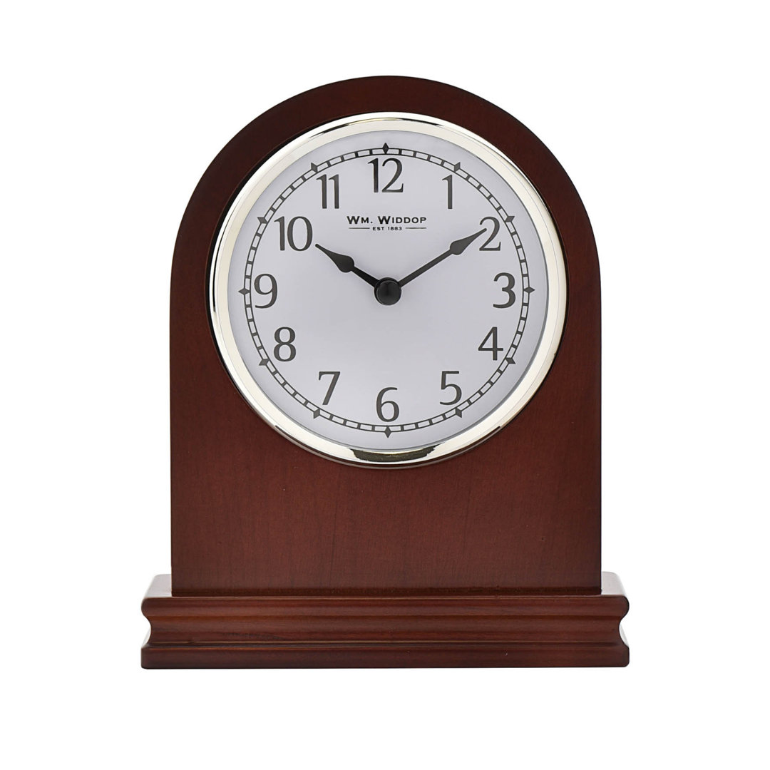 Walnut Solid Wood Quartz movement / Crystal Tabletop Clock