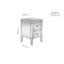Norristown 2 Drawer Bedside Table