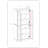 32" 100% Solid Wood Freestanding Bathroom Cabinet with Clear Glass Doors & Adjustable Shelves – Modern Bathroom Storage-979999444