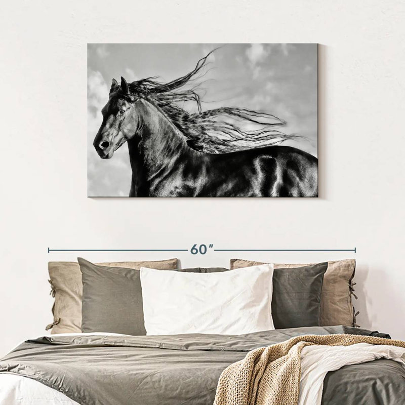 Wind Blown Mane III, 30" H x 45" W