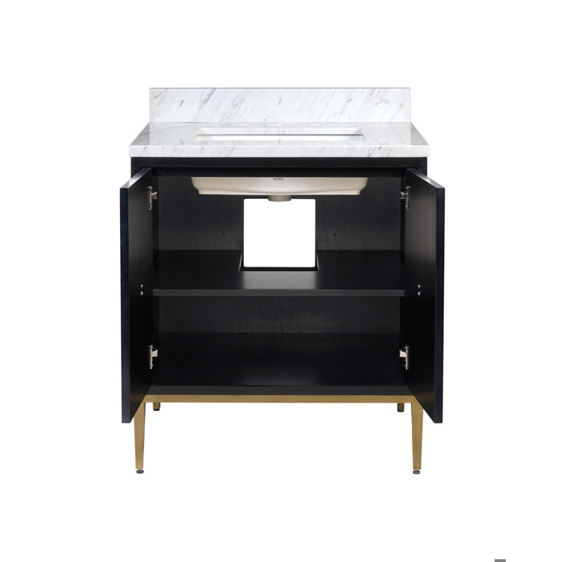 Kallista 30" Freestanding Standard Single Bathroom Vanity with Top