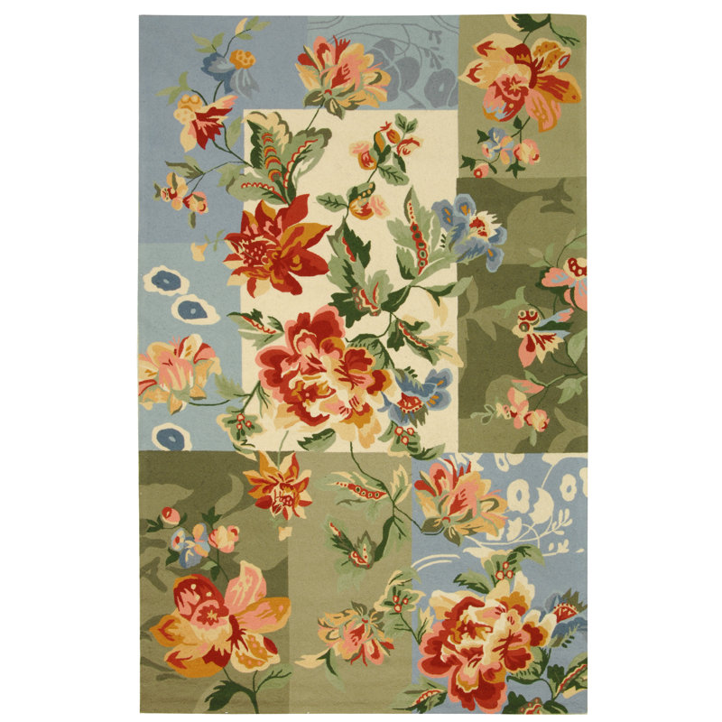 Chelsea Floral Indoor Rug, 5'3" x 8'3" Rectangle