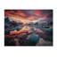 Glacier Landscape Sunset, photographie II sur bois-152261095