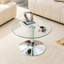 Table basse ronde en verre trempé de 27,5 po de diamètre-128929560