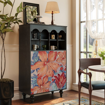 Chinese-style retro light luxury sideboard