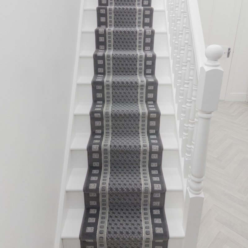 Stair Runner Geometric Area Rug, Stair Runner 60 x 480 cm